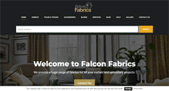 Desktop Screenshot of falconfabrics.co.uk